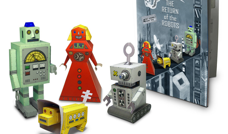 PaperCat Return of the Robots (צילום: פפרקט)