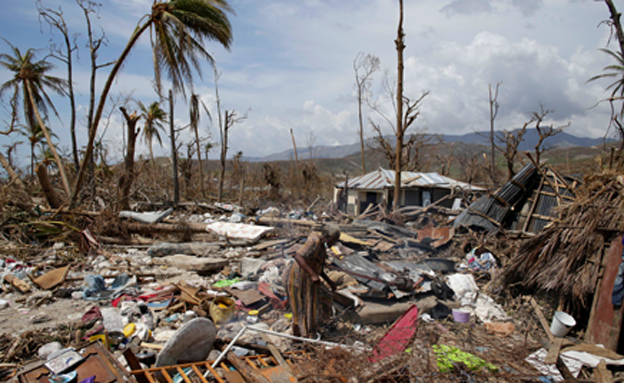 הרס בהאיטי בעקבות ההוריקן מת'יו (צילום: רויטרס)