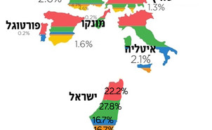 מפת מיליארדרים עולמית (אינפוגרפיקה: סטודיו mako)