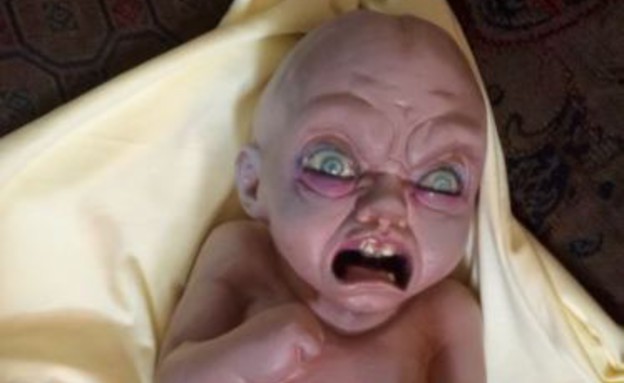 תינוק מטריד (צילום: צילום מסך מקור MAKO)