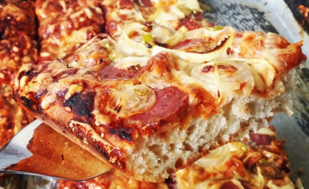 פיצה ביתית של שי ברנדס (צילום: שי ברנדס)