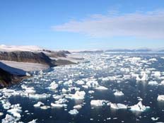 קרחונים בגרינלנד (צילום: חדשות 2)