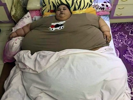 האישה השמנה בעולם (צילום: CEN)