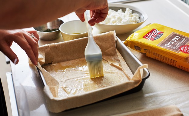 מאפה פילו ופטה - הכנה