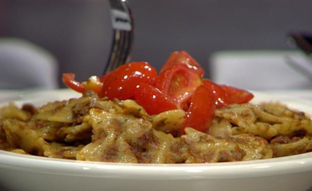 פסטה עם פסטו עגבניות מיובשות (צילום: מתוך "מאסטר שף" עונה 7, שידורי קשת)