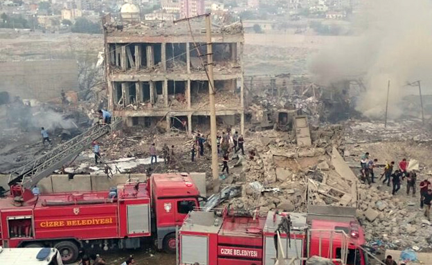 פיצוץ בטורקיה (ארכיון) (צילום: מתוך טוויטר)