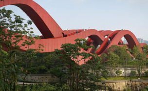 גשר Lucky Knot בסין (צילום: Julien Lanoo)