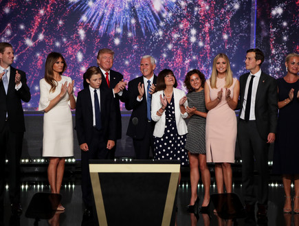 משפחת טראמפ (צילום: Alex Wong, GettyImages IL)