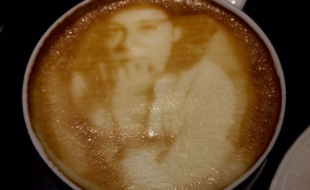 קפה מודפס  (צילום: ריטה גולדשטיין, mako אוכל)