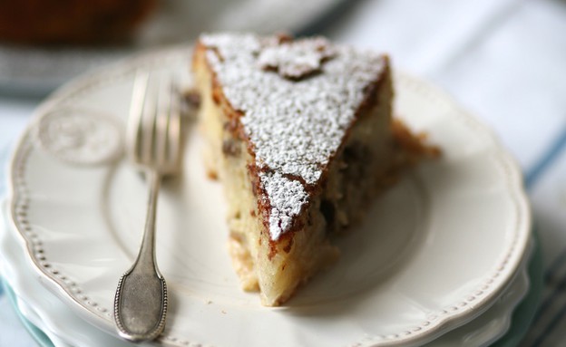 עוגת אגסים ושקדים