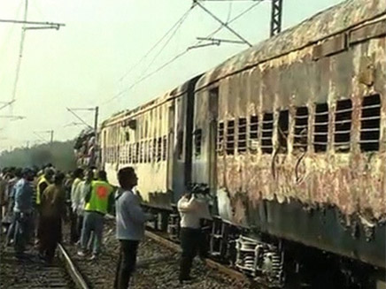 רכבת, הודו (צילום: חדשות 2)