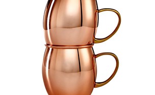 בלק פריידי, סט כוסות קוקטייל ״מוסקו מיול״ מנחושת של מרתה סטוארט (צילום: אתר רשמי)
