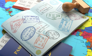 דרכון עם חתימות (צילום: Maxx-Studio, Shutterstock)