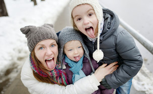 משפחה חורף  (צילום: Shutterstock)