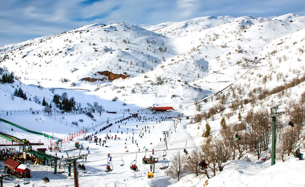 שלג בחרמון (צילום: maratr, Shutterstock)