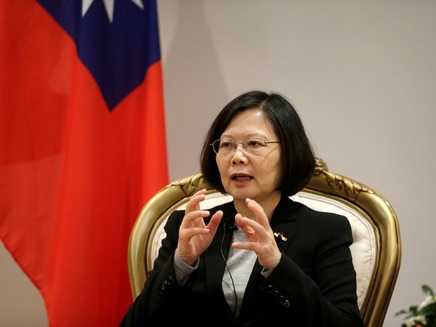נשיאת טייוואן, צאי אינג-וון (צילום: ריוטרס)