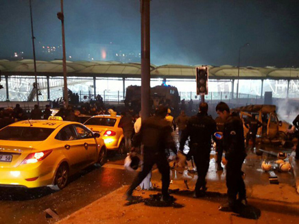 זירת הפיגוע באיסטנבול. אמש