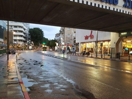 תל אביב, הבוקר (צילום: חדשות 2)