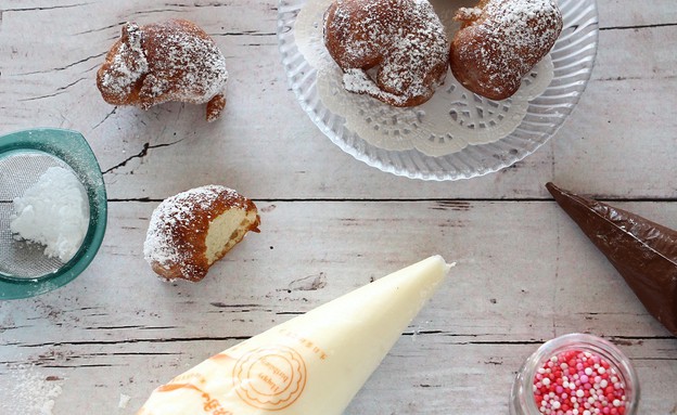 סופגניות אשל - קישוט ומילוי