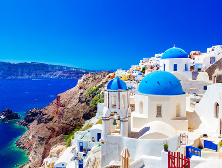 סנטוריני יוון (צילום: Shutterstock, מעריב לנוער)