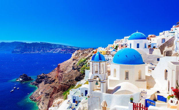 סנטוריני יוון (צילום: Shutterstock, מעריב לנוער)