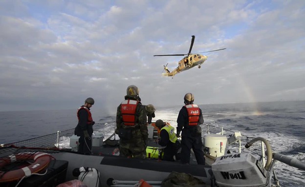 שיתוף פעולה בין חיל האוויר לחיל הים (צילום: דובר צה