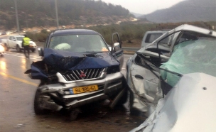 הרוג ושני פצועים בתאונה בגליל (צילום: חיאן רפואה דחופה)