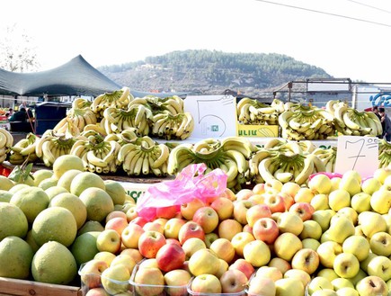 שוק תרשיחא בננות (צילום: ג'רמי יפה, mako אוכל)
