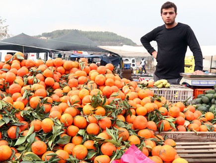 שוק תרשיחא תפוזים (צילום: ג'רמי יפה, mako אוכל)