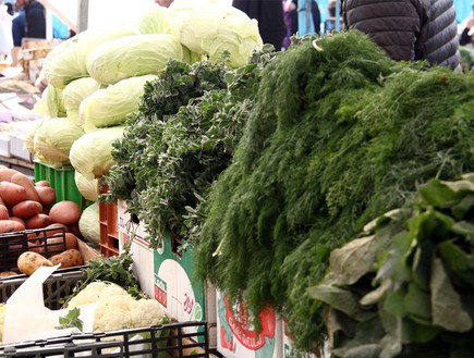 שוק תרשיחא ירוקים (צילום: ג'רמי יפה, mako אוכל)