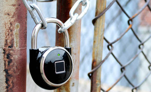 מנעול לאופניים עם חיישן טביעות אצבע (צילום:  יחסי ציבור )