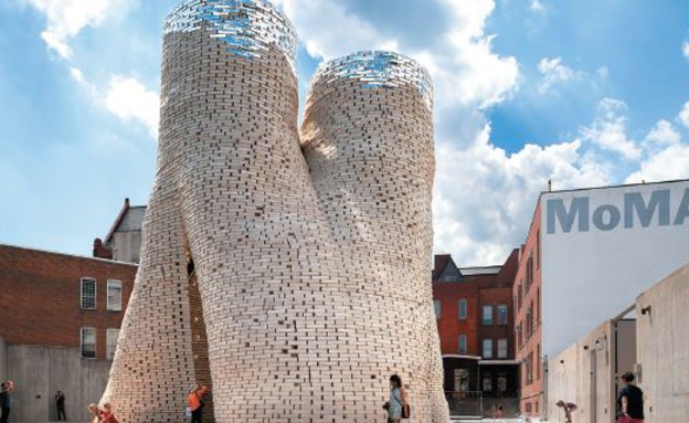 טד, בניין הַיי־פַיי שלבניו עשויים פטריות, זוכה תחרות המומה (צילום: THE LIVING)