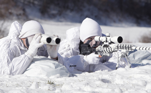 אימון חורף של קוריאה הדרומית (צילום: Chung Sung-Jun, GettyImages IL)