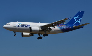 מטוס של אייר טראנסט (צילום: Laurent ERRERA, Wikipedia)