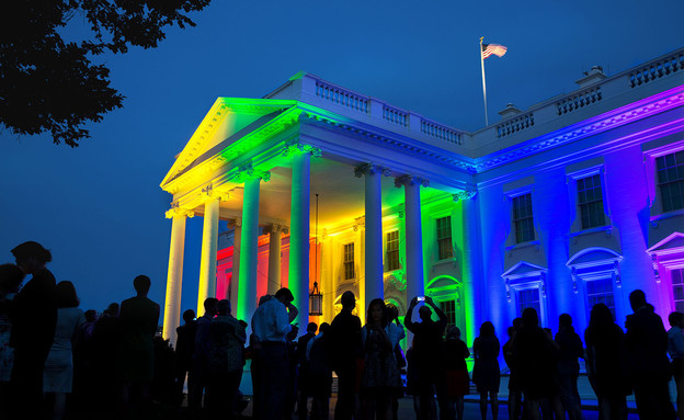 הבית הלבן נצבע בצבעי הגאווה (צילום: פיט סוזה, הבית הלבן)