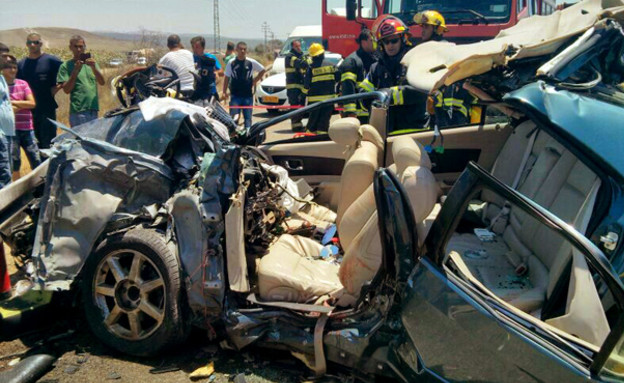 תאונה (צילום: חדשות 2, כבאות צפון)