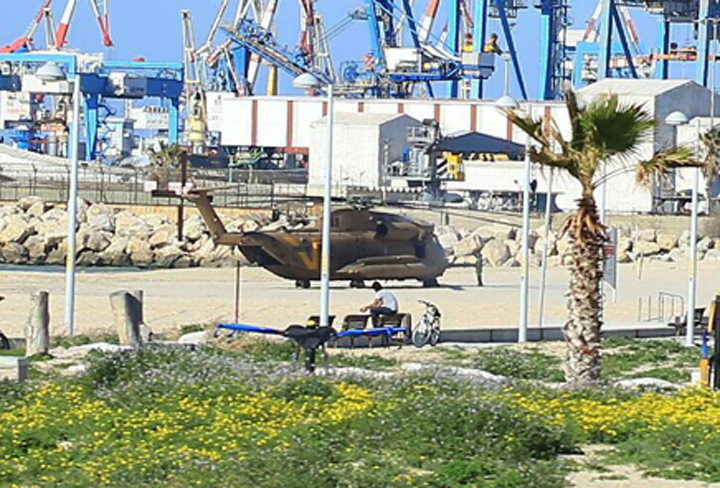 אין נפגעים. חוף הים באשדוד (צילום: א.ע)