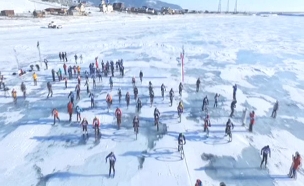 צפו בתחרות "סופת הקרח" בסיביר (צילום: חדשות 2)