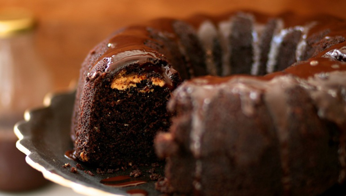 עוגת שוקולד וחמאת בוטנים (צילום: קרן אגם, mako אוכל)