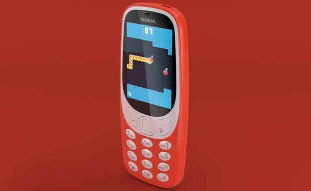 סנייק צבעוני על נוקיה 3310 החדש (צילום:  יחסי ציבור )