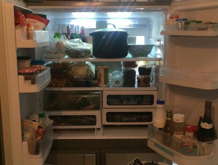 המקרר של קורין גדעון (צילום: באדיבות קורין גדעון, mako אוכל)