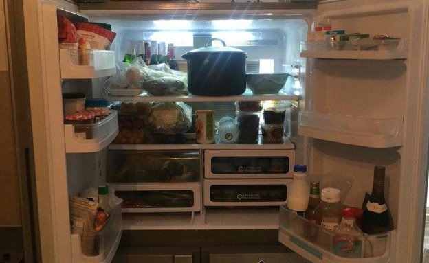 המקרר של קורין גדעון (צילום: באדיבות קורין גדעון, mako אוכל)
