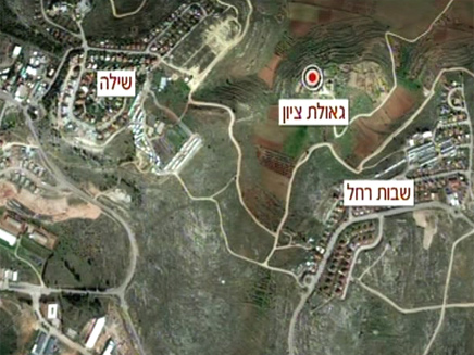 האזור בו יוקם היישוב החדש (צילום: Google)