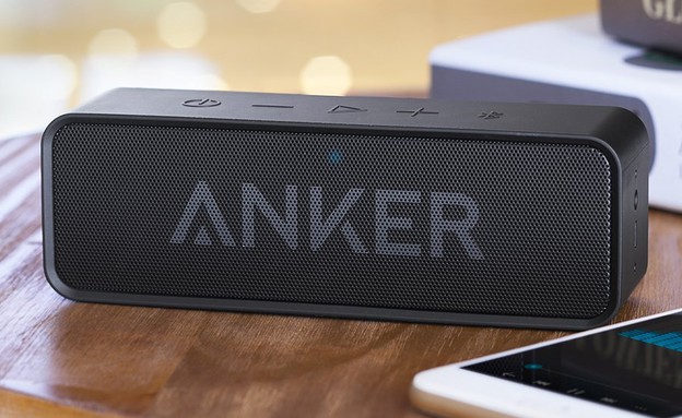 רמקול נייד זול מדגם SoundCore של חברת Anker (צילום:  יחסי ציבור )