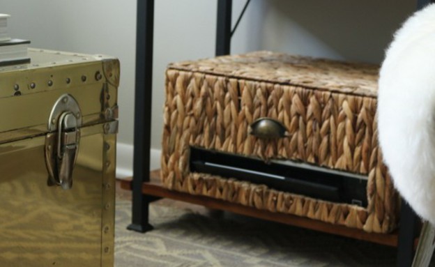 מחביאים11, סלסלה דקורטיבית להסתרת המדפסת מחביאים11, סלסלה דקורטיבית להסתרת המדפסת