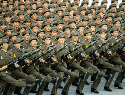 צבא צפון קוריאה (צילום: צפון קוריאה)