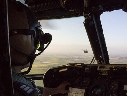 אימון של מארינס וחיל האוויר (צילום: אתר חיל האוויר)