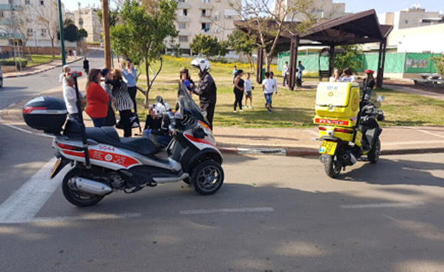 זירת התאונה, היום (צילום: תיעוד מבצעי מדא)