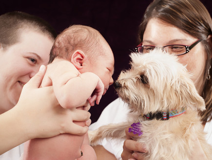 זוג אמהות לסביות (צילום: Shutterstock)