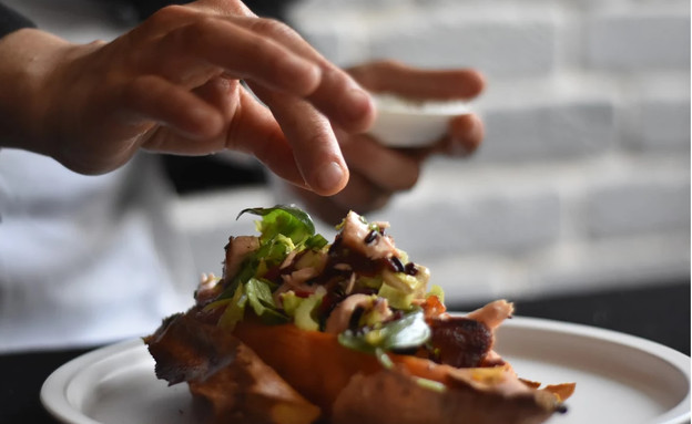 בטטה ממולאת לפסח